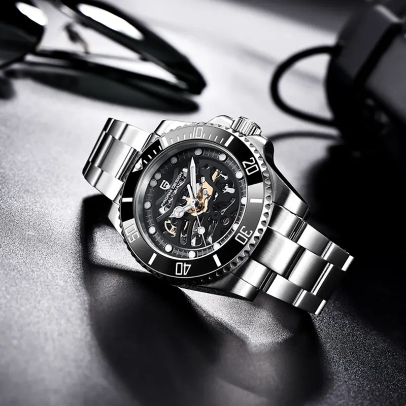 Pagani Design Skeleton Japan Automatic Men's Watch- PD-1659